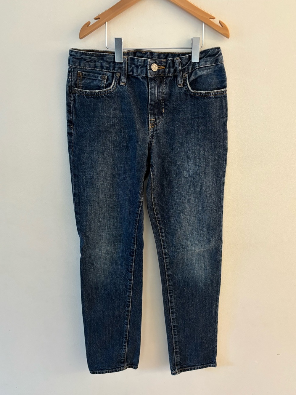 Polo Ralph Lauren - Dark Blue Denim Jeans, Classic Straight Leg, Size 14 Youth